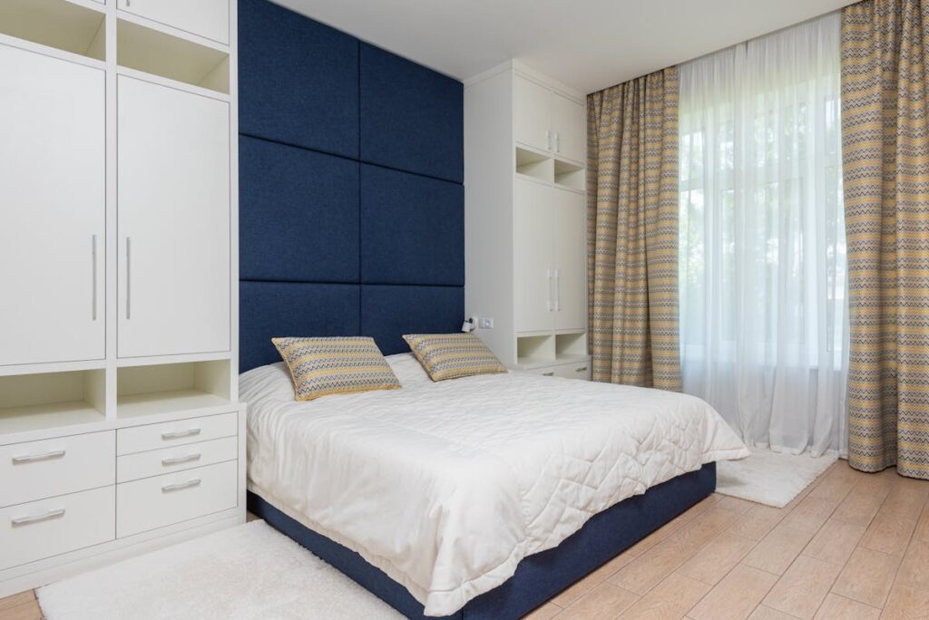 Rustgevende badkamer met natuurlijke materialen